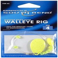 South Bend Floating Walleye Rig, Size 4, FWR-4C