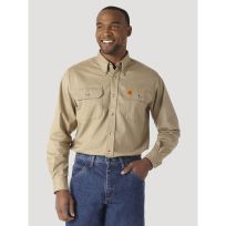 Wrangler Men's RIGGS Flame Resistant Long Sleeve Work Shirt