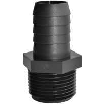 Green Leaf Straight Adapter, 1 IN Male NPT x 1/2 IN Barb, A1012P