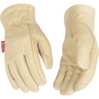 Kinco Kids Grain Leather Driver Gloves, 94-KS, Tan, Small