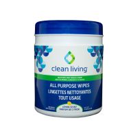 Clean Living All Purpose Wipes, Lemon Scent, 200-Count, 10024777