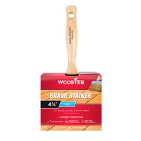 Wooster Bravo Stainer Bristle/Polyester Paint Brush, 4-3/4 Inch, F5119-4 3/4
