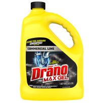 Drano Commercial Line Max Gel Clog Remover Drain Cleaner, 10109, 1 Gallon