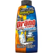 Drano Dual Force Foamer Drain Cleaner, 14768, 17 OZ