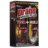 Drano Snake Plus Tool + Gel, 70241, 16 OZ