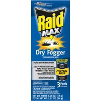 Raid Max No Mess Dry Fogger, 3-Pack, 00892