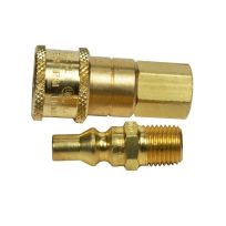 Mr. Heater Propane / Natural Gas 1/4 IN Quick Connector and Excess Flow Male Plug, F276190