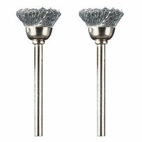 Dremel 1/2 IN Carbon Steel Brushes, 2-Pack, 442-02