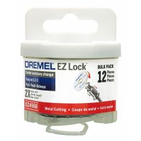 Dremel EZ Lock Cut-off Wheel Bulk Pack, 12-Piece, EZ456B-01