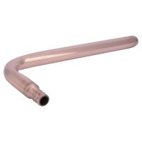 SharkBite Copper PEX Barb Stub-Out 90-Degree Elbow, 8 IN x 1/2 IN, 22791