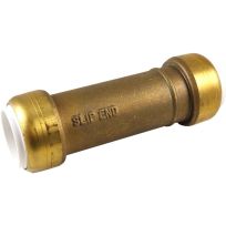 SharkBite Push-to-Connect Brass PVC Slip Coupling, 3/4 IN, UIP3016A
