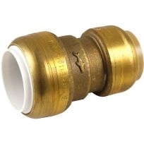 SharkBite Push-to-Connect Brass Conversion Coupling,  PVC IPS x CTS, 3/4 IN, UIP4016A
