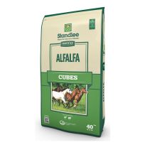 Standlee Premium Western Forage Certified Alfalfa Cubes, 1180-40111-0-0, 40 LB Bag