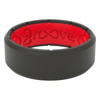 Groove Life Edge Black / Red, R7-001-12, Ring Size 12