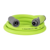 Flexzilla SwivelGrip Garden Lead-in Hose, 3/4 IN - 11 1/2 IN GHT Fittings, ZillaGreen, HFZG510YWS, 5/8 IN x 10 FT