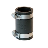 Fernco 1-1/4 IN x 1-1/4 IN Flexible PVC Coupling Drain Pipe Connector, P1056-125