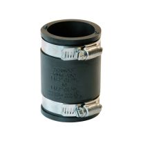 Fernco 1-1/2 IN CI/PL to 1-1/2 IN CI/PL Flexible PVC Coupling, P1056-150
