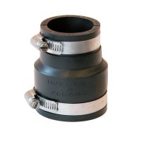Fernco 1-1/2 IN CI/PL to 2 IN CI/PL Flexible PVC Coupling, P1056-215