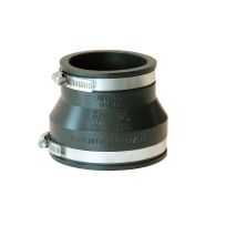 Fernco 4 IN CI/PL to 3 IN CI/PL Flexible PVC Coupling, P1056-43