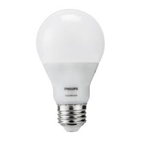 Philips LED Bulb, Dimmable, 6 Watt (60 Watt Equivalent), Soft White, Indoor-Outdoor, 500 Lumens, 2-Pack, 540724