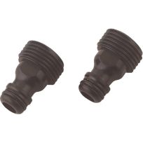 Landscapers Select Tap Male Plastic Adapter, 3/4 IN, 2-Pack, GC545-2