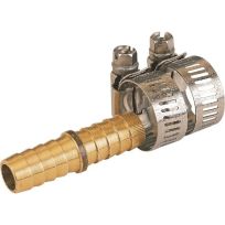 Landscapers Select Brass Hose Mender With Clamp, 1/2 IN, GB91053L