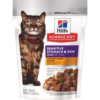 Hill's Science Diet Adult Sensitive Stomach & Skin, Chicken & Beef, 606335, 2.8 OZ Bag