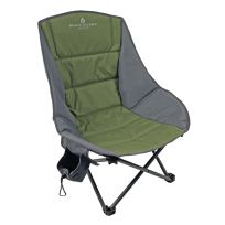 Black Sierra Equipment Event Padded Scoop Chair, Green, YQCH-002-GRN-BSE