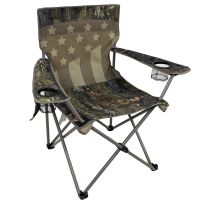 Black Sierra Equipment Freedom Camo XL Patriotic Chair, PQACH-006-FLGEV