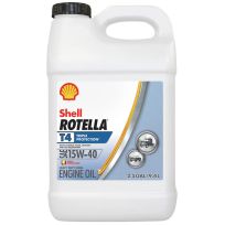Shell Rotella T4 Triple Protection Heavy Duty Diesel Engine Oil, 550045127, 2.5 Gallon