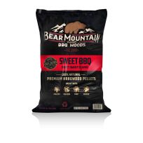 Bear Mountain Sweet BBQ Pellets, Sweet Smoky Flavor, FK92, 20 LB
