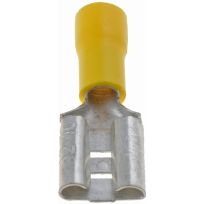 Dorman 12-10 Gauge Female Disconnect, Yellow, 7-Pack, 85447
