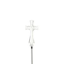 Alpine Solar Angel Cross Garden Stake, QLP930BB