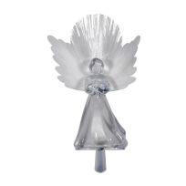 Alpine Angel Tree Topper with Fiber Optic Wings Holiday Decor, RGG502WT-TM