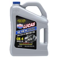 Lucas Oil Products SAE 15W-40 API CK-4 Heavy Duty Motor Oil, 10287, 1 Gallon