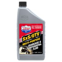 Lucas Oil Products Synthetic SXS Multi-Purpose Gearcase and Differential Fluid, 11224, 1 Quart
