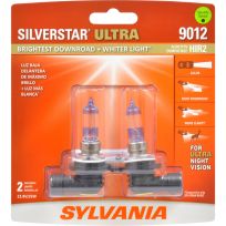 Sylvania Silverstar Ultra Halogen Headlight Bulb 9012, 2-Pack, 9012SU.BP2