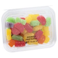 JLM Tub Assorted Jell Fruit Slices, 365368, 17 OZ Tub