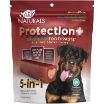 Ark Naturals Protection+   Brushless Toothpaste Large Size Dog, 45003, 18 OZ Bag