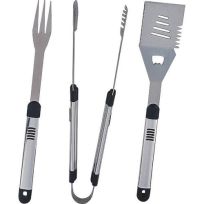 Omaha 3-Piece Gourmet Stainless Steel BBQ Tool Set, SHE94031L-B