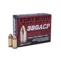 Fort Scott Munitions 380ACP 95 Grain Centerfire Pistol Ammunition, 380-095-SCV