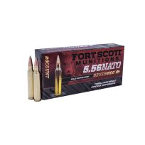 Fort Scott Munitions 5.56 NATO Copper 62 Grain Centerfire Rifle Ammunition, 556-062-SCV1