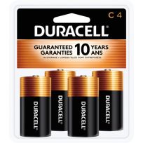Duracell Coppertop Alkaline Batteries, 4-Pack, MN1400R4ZX, C