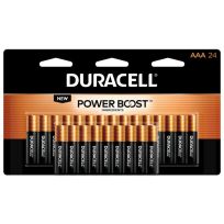 Duracell Coppertop Alkaline Batteries, 24-Pack, 41333002323, AAA