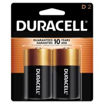 Duracell Coppertop Alkaline Batteries, 2-Pack, 41333090610, D