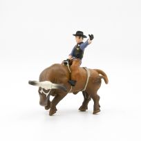 Little Buster Toys Bucking Bull & Rider Brown, 500248