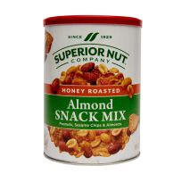 Superior Nut Company Honey Roasted Almond Snack Mix, 404, 15 OZ