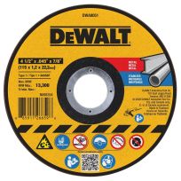 DEWALT Cut-Off Wheel, 4 1/2 IN x .045 IN, DWA8051