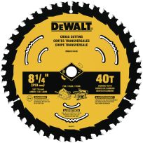 DEWALT Circular Saw Blade, 40T, 8-1/4 IN, DWA181440