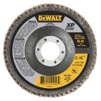 DEWALT XP Ceramic Flap Disc Type 29, 40 Grit, 4-1/2 IN x 7/8 IN, DWA8280